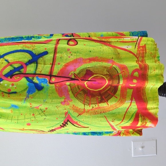 Virna Drò Graffiti Print Sleeveless Dress - Picture 7 of 14